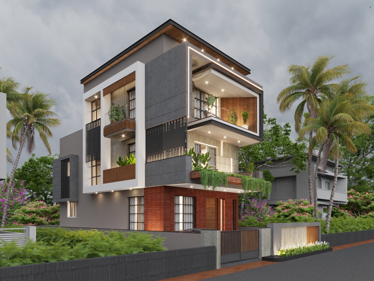 3 Storey Bunglow's Engineering and Architecture by North Change - 3